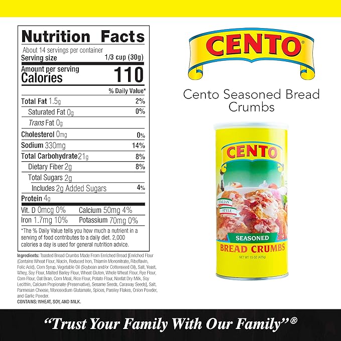 Cento Seasoned Bread Crumbs
