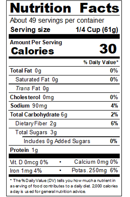 Redpack Pizza Sauce Extra Heavy with Basil Nutrition Facts