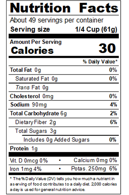 Redpack Pizza Sauce Extra Heavy with Basil Nutrition Facts